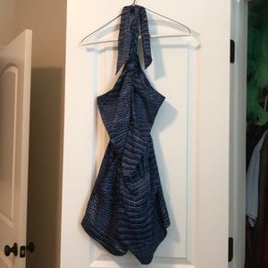 BCBG Maxazria Snakeskin Romper 🐍